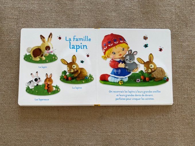 Livre L'imagerie à toucher des Bébés LA FERME  Fleurus d'occasion 