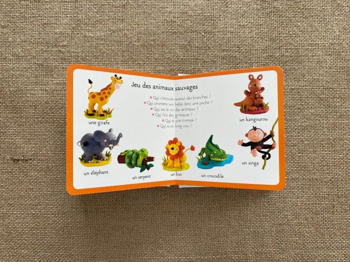 Livre Les Animaux Sauvages L'imagerie des Bébés Fleurus d'occasion 