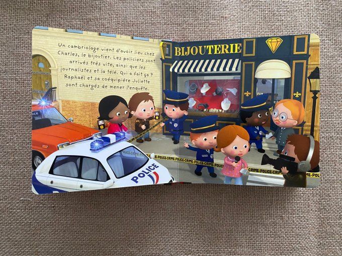 Livre P'tit héros LE POLICIER Fleurus d'occasion 