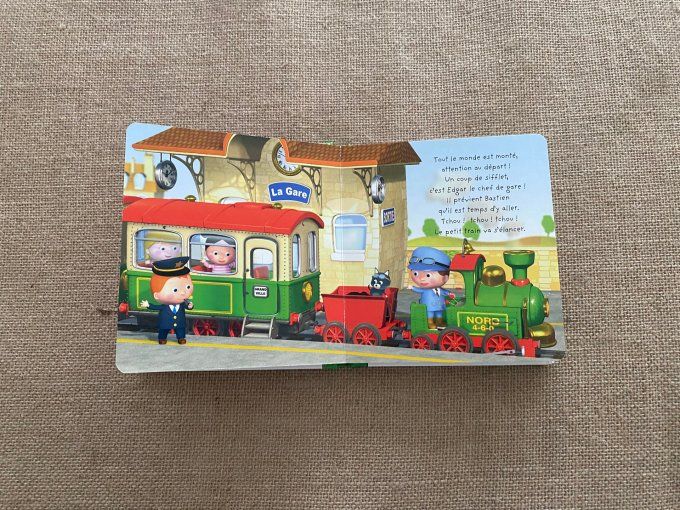 Livre Le train de Bastien P'tit Garçon Fleurus d'occasion