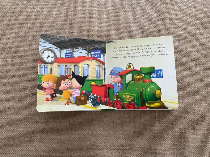 Livre Le train de Bastien P'tit Garçon Fleurus d'occasion