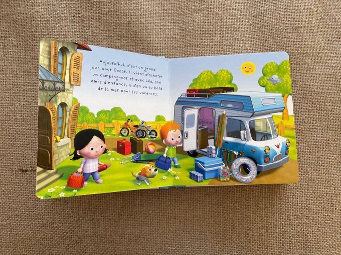 Livre Le camping-car d'Oscar P'tit Garçon Fleurus d'occasion 