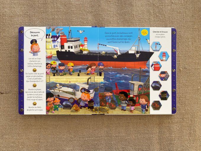 Livre découvre les bateaux avec Léo Fleurus d'occasion 