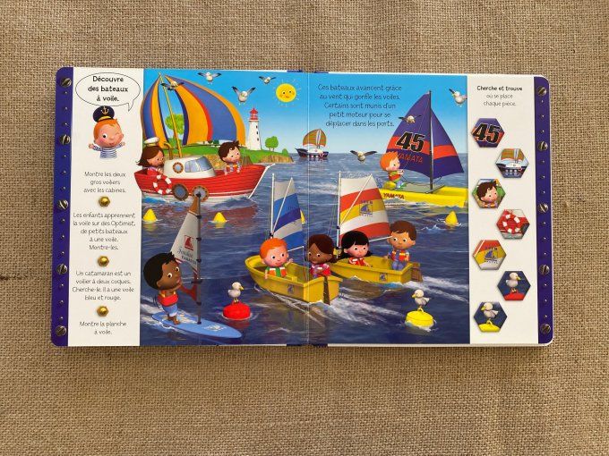 Livre découvre les bateaux avec Léo Fleurus d'occasion 