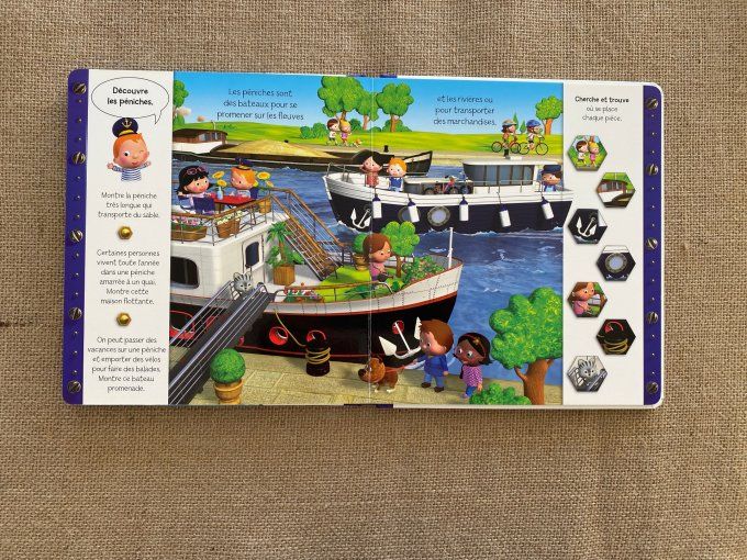 Livre découvre les bateaux avec Léo Fleurus d'occasion 