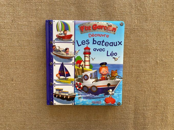 Livre découvre les bateaux avec Léo Fleurus d'occasion
