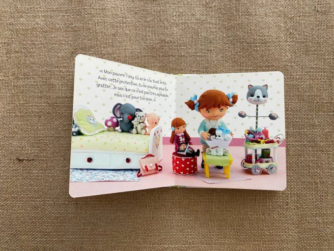 Livre Lou joue au vétérinaire P'tite Fille Fleurus d'occasion