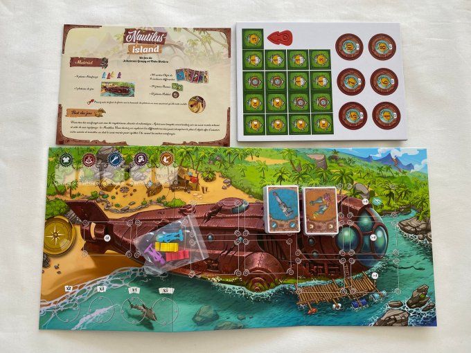 Jeu de société Nautilus Island Funny Fox 8 ans et plus d’occasion comme neuf