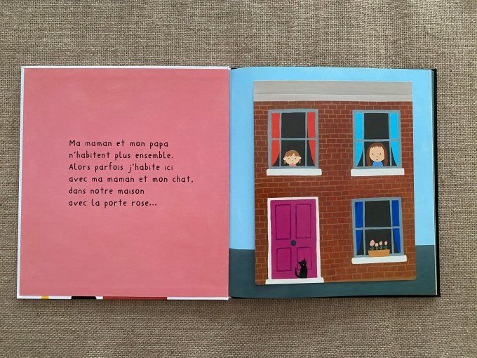 Livre chez Papa et chez Maman mes deux maisons Melanie Walsh d'occasion