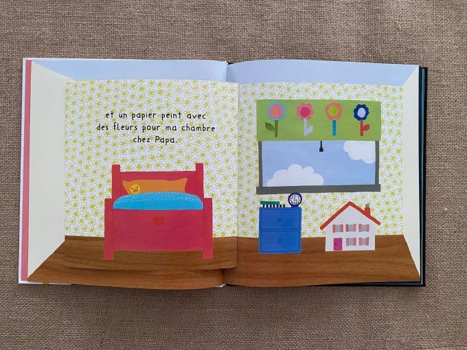 Livre chez Papa et chez Maman mes deux maisons Melanie Walsh d'occasion