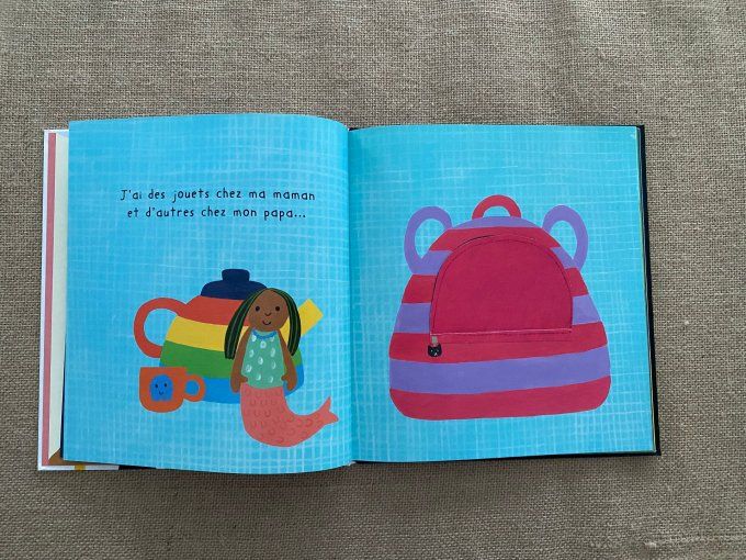 Livre chez Papa et chez Maman mes deux maisons Melanie Walsh d'occasion