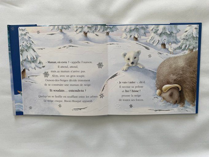 Livre Ourson des Neiges Miriam Moss Gautier Languereau d'occasion