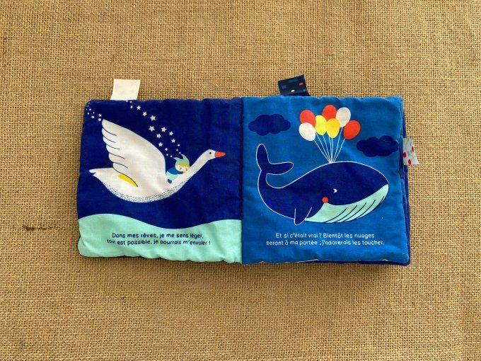 Livre tissu Dans mes rêves Giénat Jeunesse d'occasion