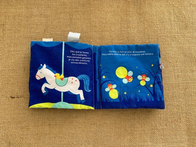 Livre tissu Dans mes rêves Giénat Jeunesse d'occasion