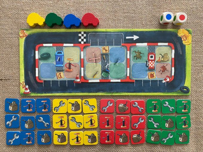 Jeu de société Vroum Vroum Haba d'occasion