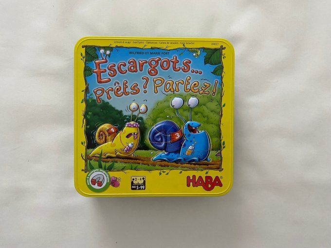 Jeu de société Escargots...Prêts ? Partez ! Haba d'occasion