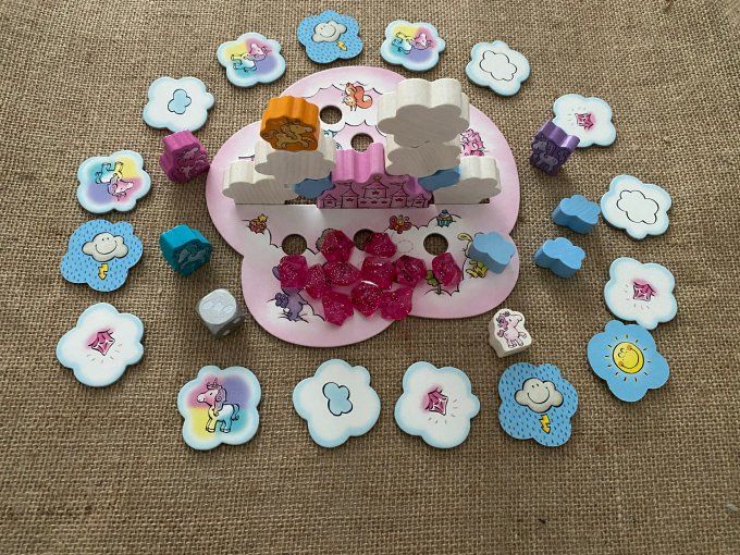 Jeu de société Licorne dans les nuages magiques Haba d'occasion 