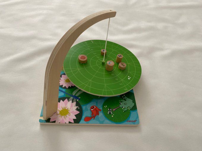 Jeu de société jeu d'adresse Waterlity Challenge en bois Janod d'occasion 