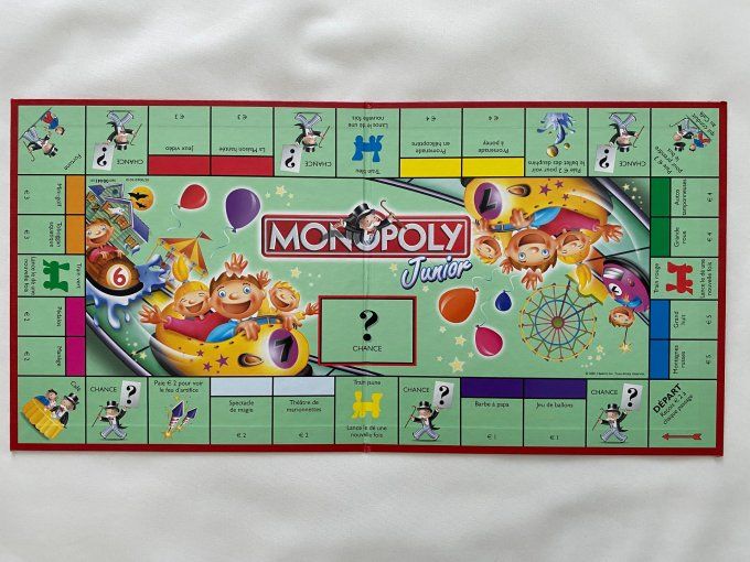 Jeu de société Monopoly Junior A la fête foraine Hasbro d'occasion 