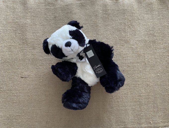 Doudou marionnette panda Mario Signature 25 cm Doudou et Compagnie - Article Neuf