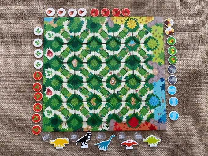 Jeu de société Dinosaures Labyrintus Janod d'occasion