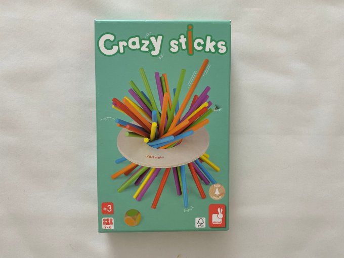Jeu Crazy sticks Janod d'occasion