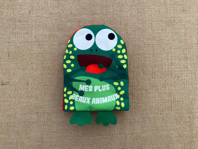 Livre tissu Mes plus beaux animaux d'occasion