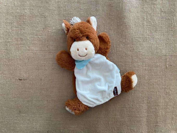 Doudou marionnette cheval Mocha les Amis Kaloo d'occasion