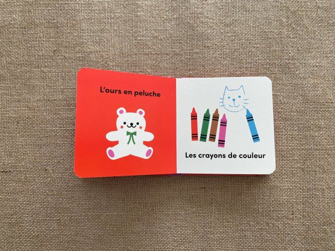 Lot de 2 livres imagiers Mes jouets et À la ferme pour enfants Konimpex d'occasion