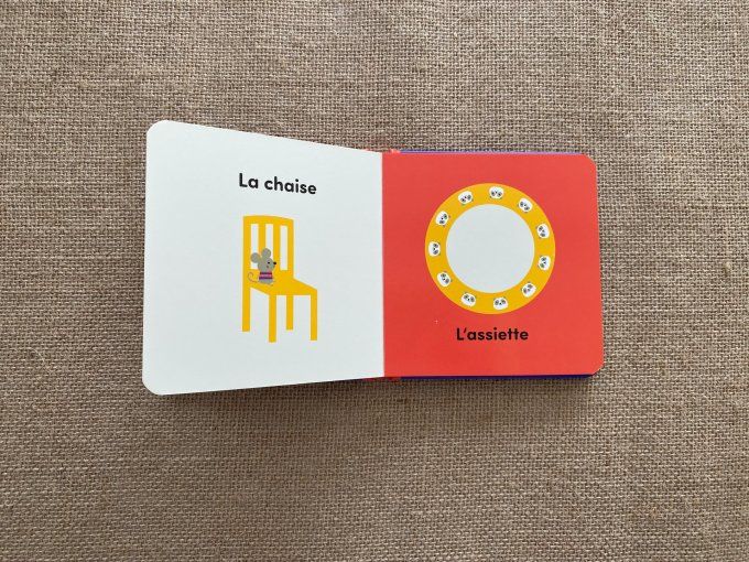 Lot de 2 livres imagiers Les habits et La maison pour enfants Konimpex d'occasion