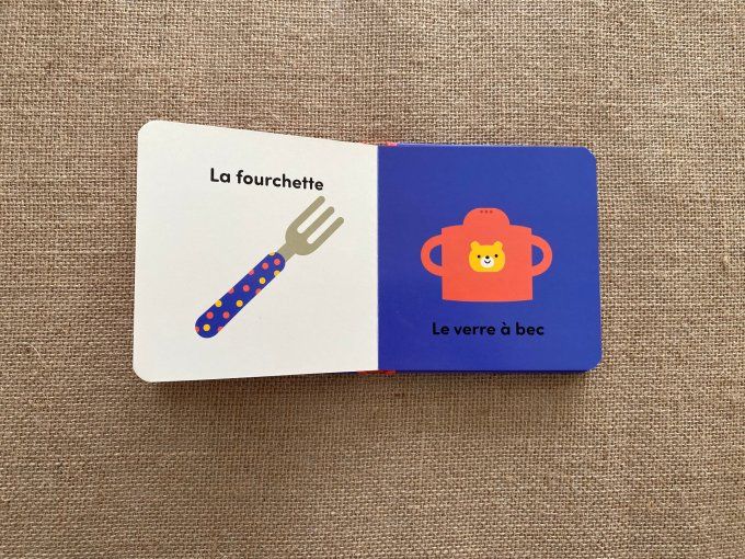 Lot de 2 livres imagiers Les habits et La maison pour enfants Konimpex d'occasion