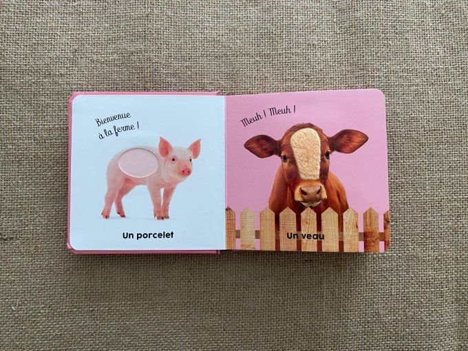 Livre les bébés de la ferme Langue au chat d'occasion 