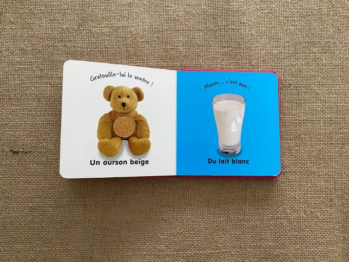 Livre les couleur à toucher Langue au Chat d'occasion 