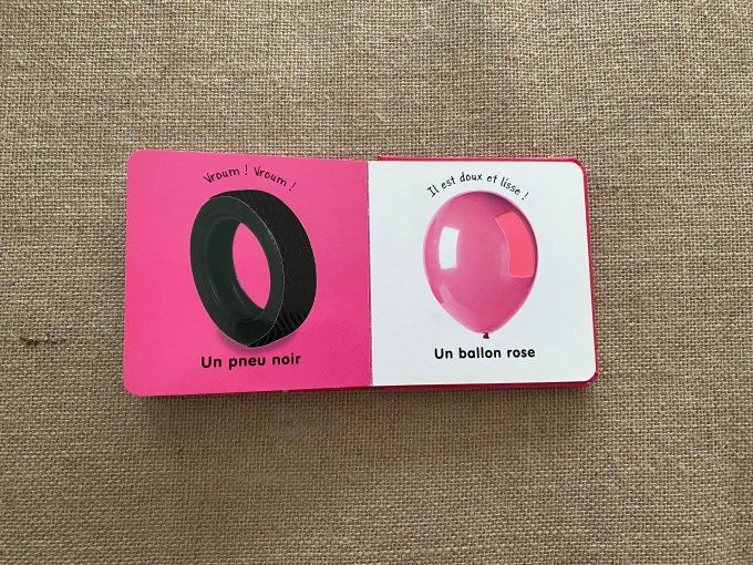 Livre les couleur à toucher Langue au Chat d'occasion 