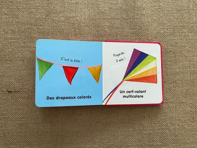 Livre les couleur à toucher Langue au Chat d'occasion 