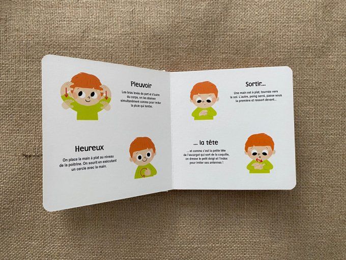 Livre L’Imagier des signes Langue au Chat d'occasion