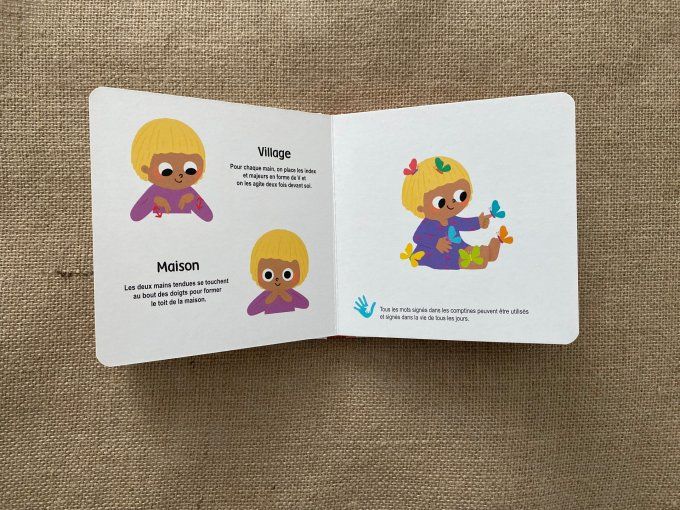 Livre L’Imagier des signes Langue au Chat d'occasion