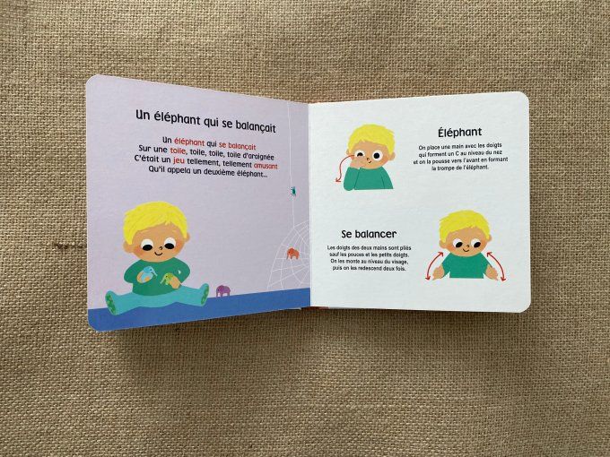 Livre L’Imagier des signes Langue au Chat d'occasion