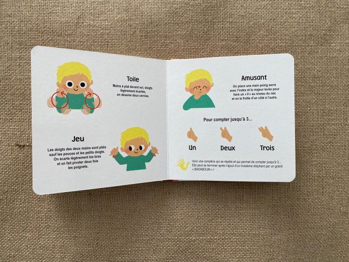 Livre L’Imagier des signes Langue au Chat d'occasion