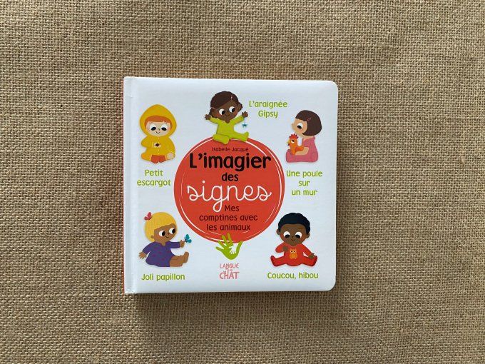 Livre L’Imagier des signes Langue au Chat d'occasion