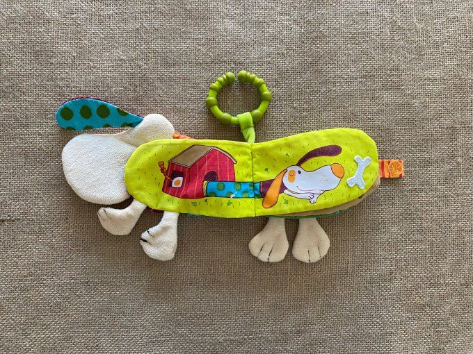 Livre tissu Jef le chien Lilliputiens d'occasion 
