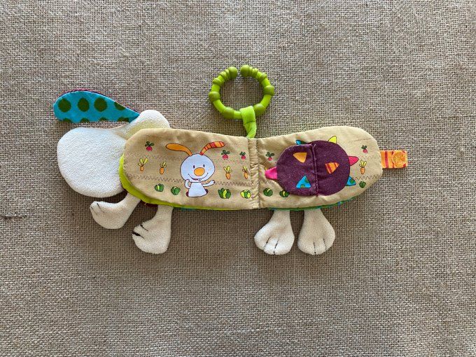 Livre tissu Jef le chien Lilliputiens d'occasion 