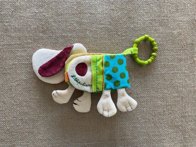 Livre tissu Jef le chien Lilliputiens d'occasion 