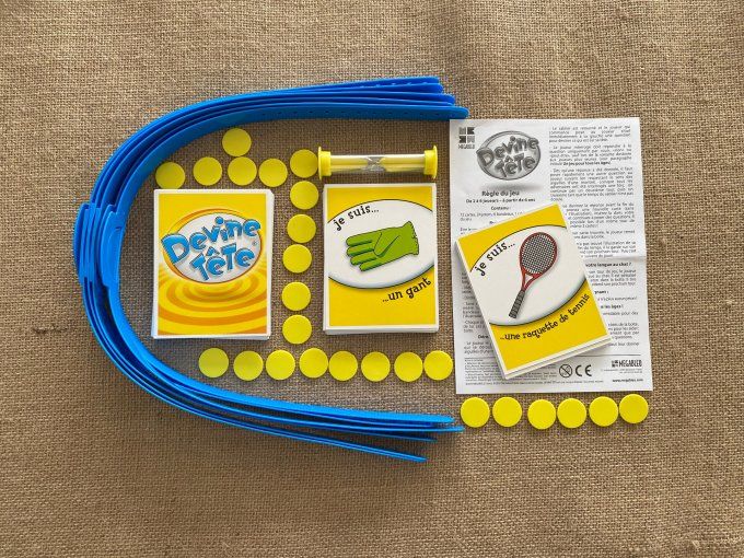 Jeu de société Devine Tête Megableu d'occasion 