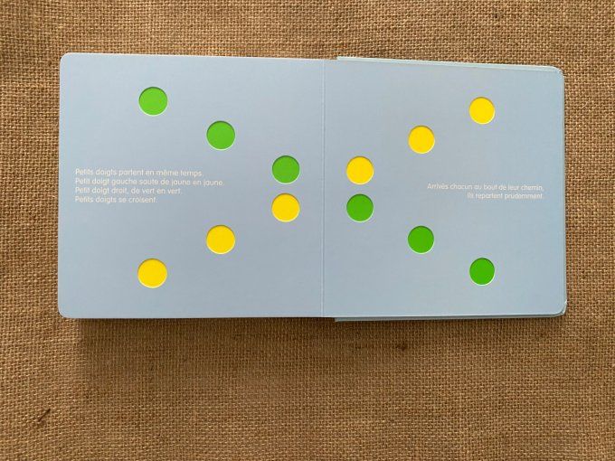 Livre les petits doigts qui dansent Milan d'occasion 