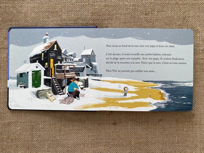 Livre l'enfant, la baleine et l'hiver Milan d'occasion