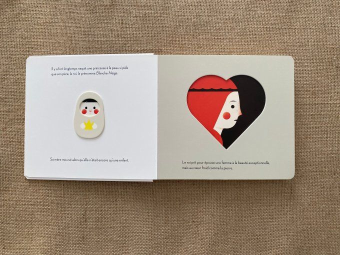 Livre Blanche Neige collection Gigognes Xavier Deneux Milan d'occasion
