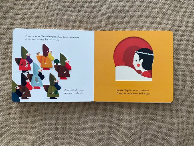 Livre Blanche Neige collection Gigognes Xavier Deneux Milan d'occasion