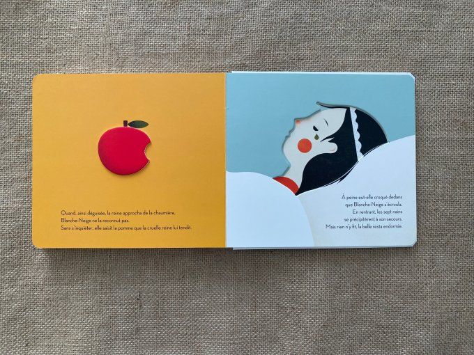 Livre Blanche Neige collection Gigognes Xavier Deneux Milan d'occasion