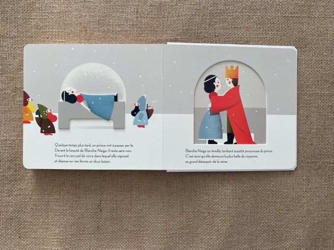 Livre Blanche Neige collection Gigognes Xavier Deneux Milan d'occasion